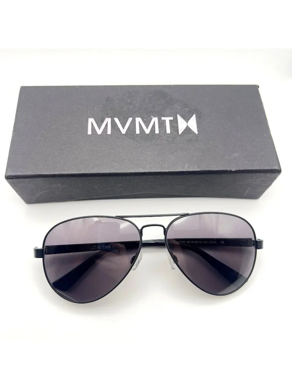 MVMT Runaway 001m Men’s Aviator Sunglasses Frames Black 60-10-135